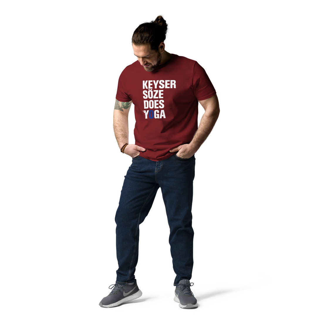 T-shirt homme - Keyser söze does yoga - eco responsable-YOFE YOGA