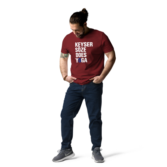 T-shirt homme - Keyser söze does yoga - eco responsable-YOFE YOGA