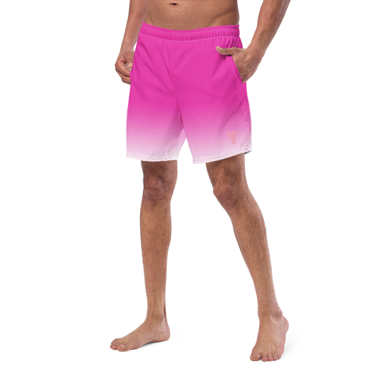 short de bain homme - fuchsia