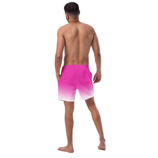 short de bain homme - fuchsia