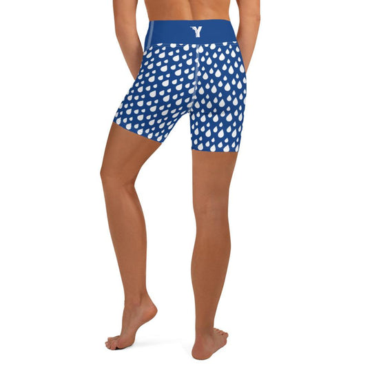Short Yoga - gouttes d'eau-YOFE YOGA