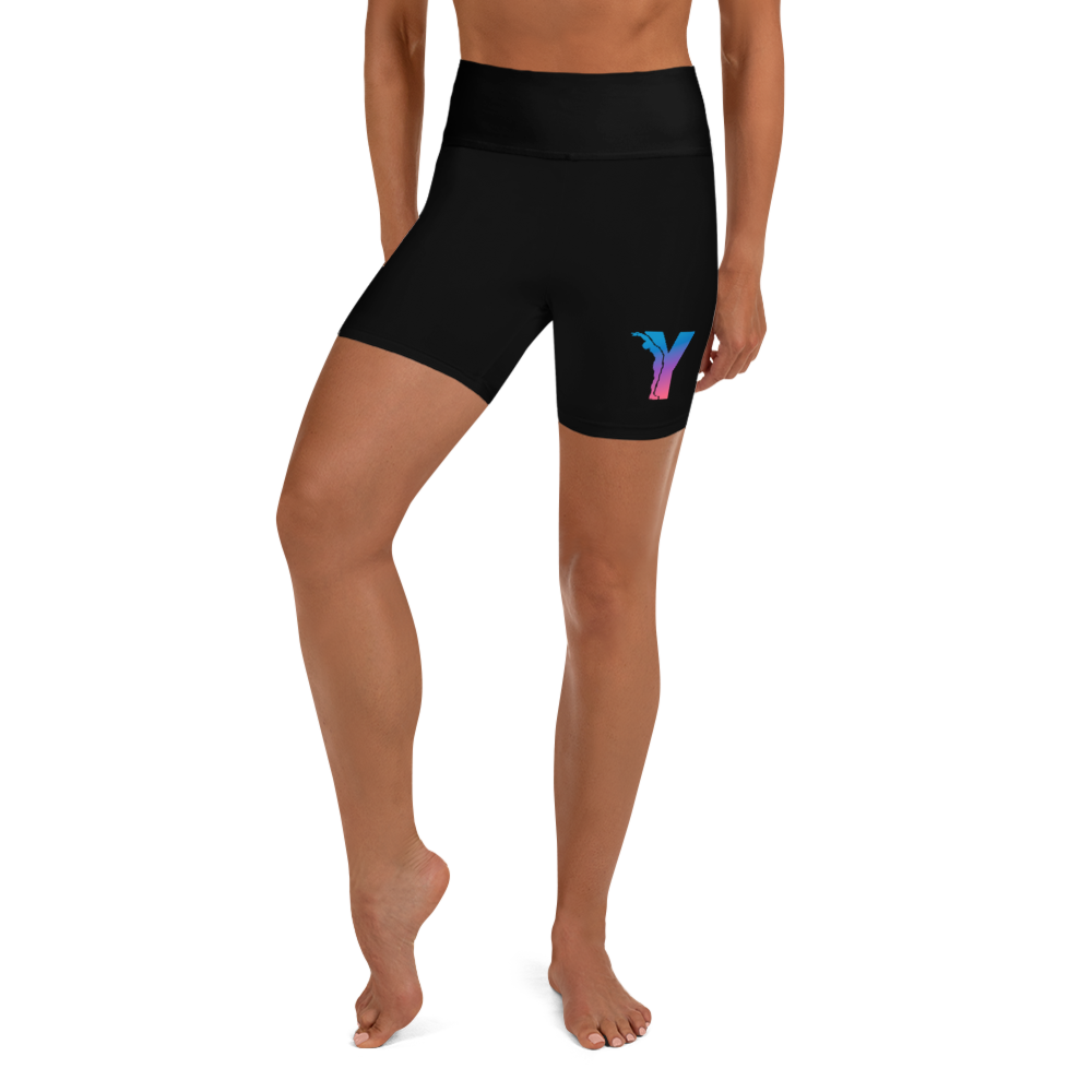 Short Yoga noir - Y dégradé BR-YOFE YOGA