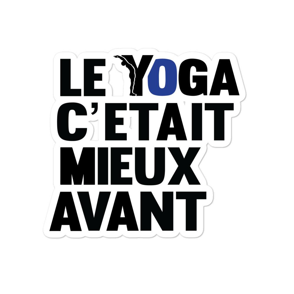 sticker - yoga c etait mieux avant-YOFE YOGA