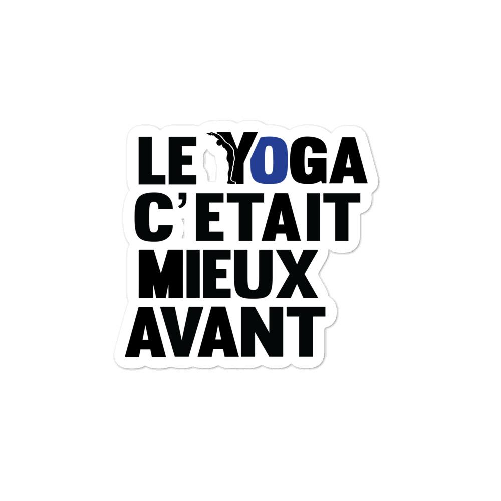 sticker - yoga c etait mieux avant-YOFE YOGA