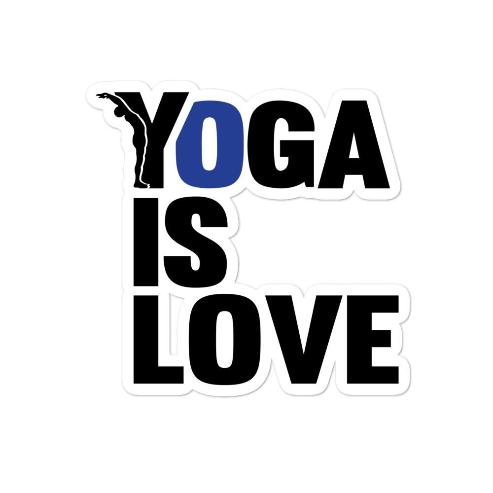sticker - yoga is love-YOFE YOGA