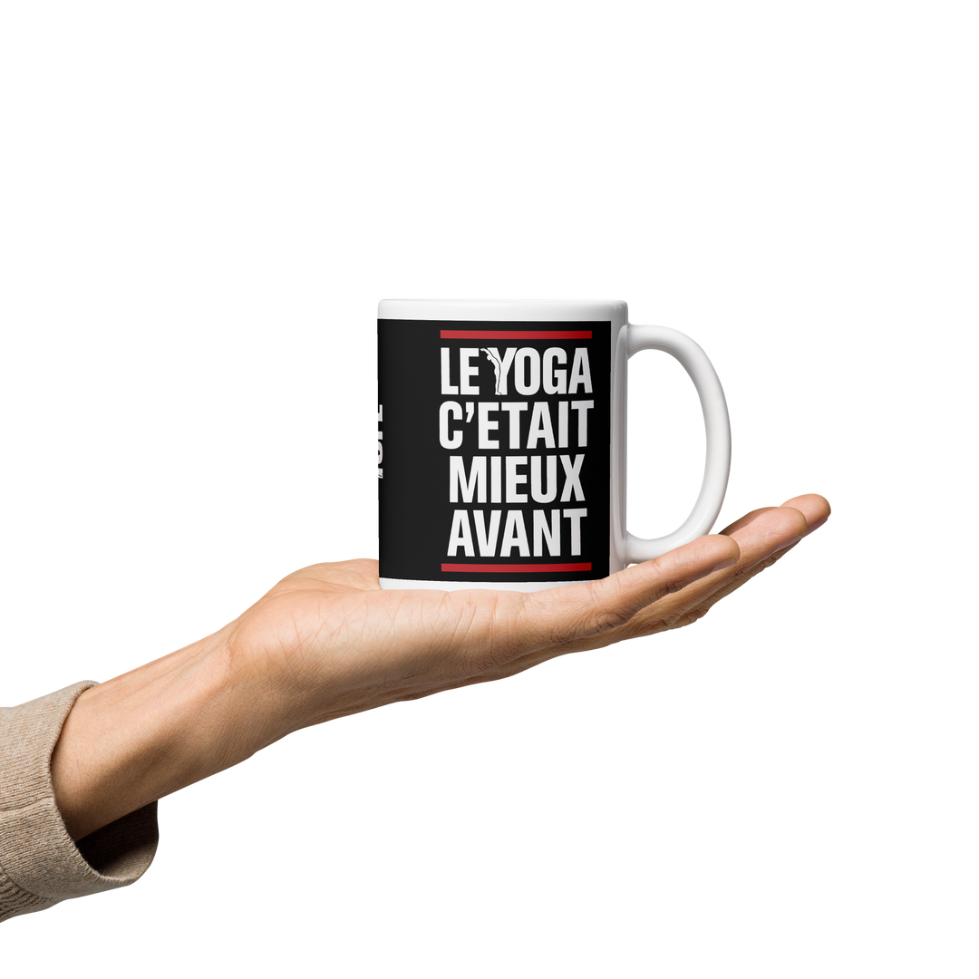 mug - yoga was better before - original