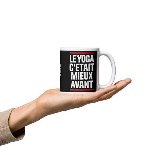 mug - yoga was better before - original