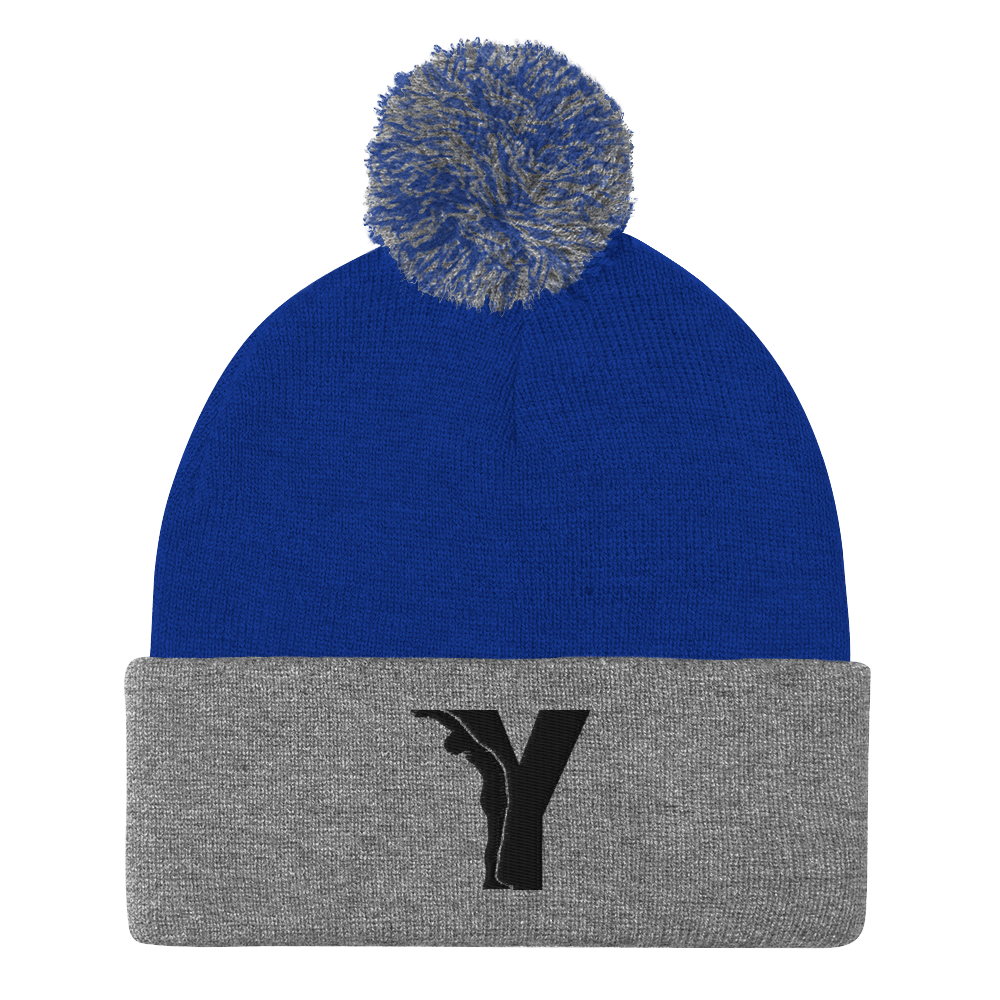 Yofe - Bonnet à pompon - logo Y-YOFE YOGA