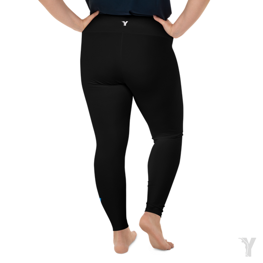 Yofe - legging yoga - noir -grande taille - Y dégradé BR-YOFE YOGA