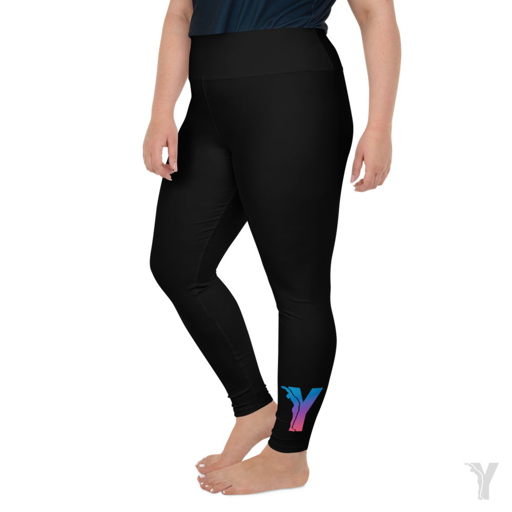 Yofe - legging yoga - noir -grande taille - Y dégradé BR-YOFE YOGA