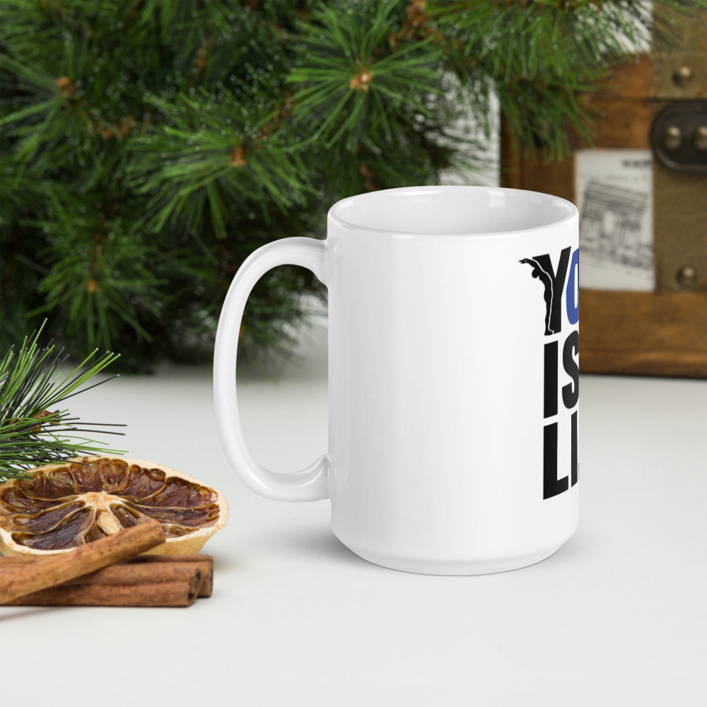 yofe - mug - yoga is life